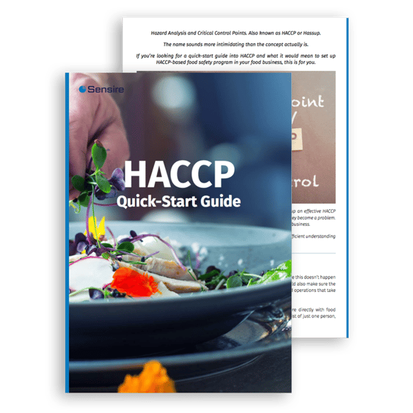 Sensire HACCP Quick-Start Guide