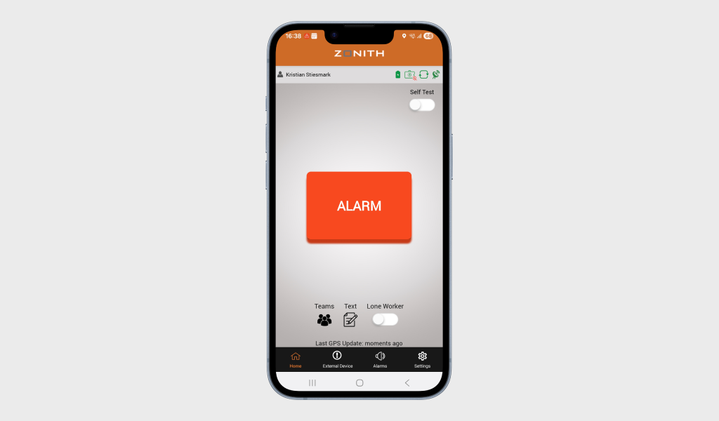 SmartphoneScreen Alarm