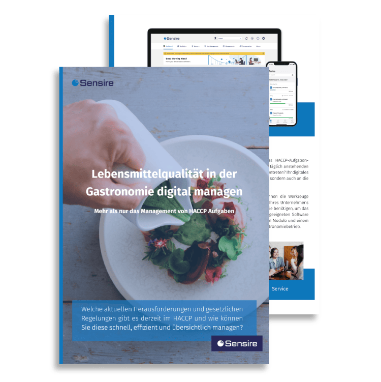 Cover des Whitepaper Lebensmittelqualtität in der Gastronomie digital managen